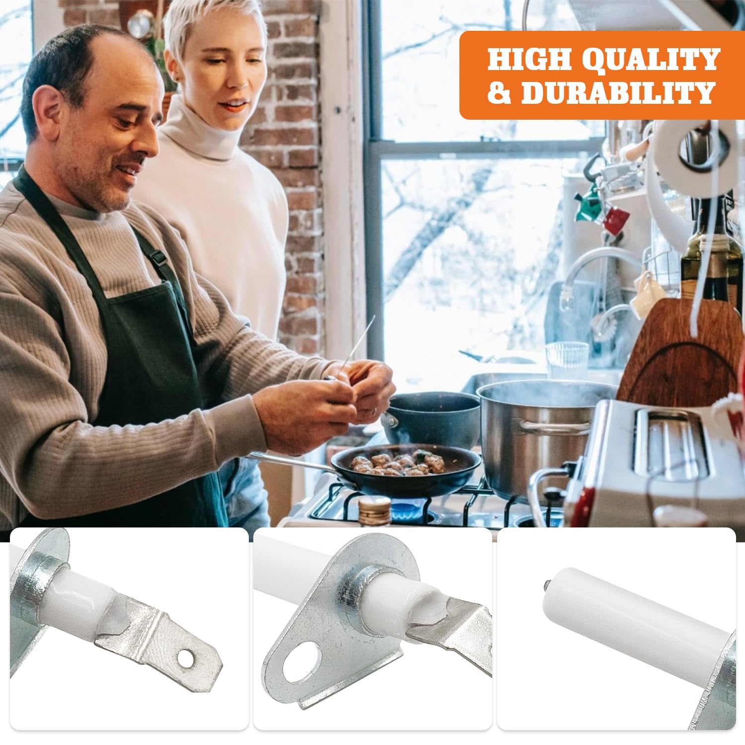 8523793 Oven Igniter Compatible with Whirlpool & Amana Gas Parts-YAOAWE