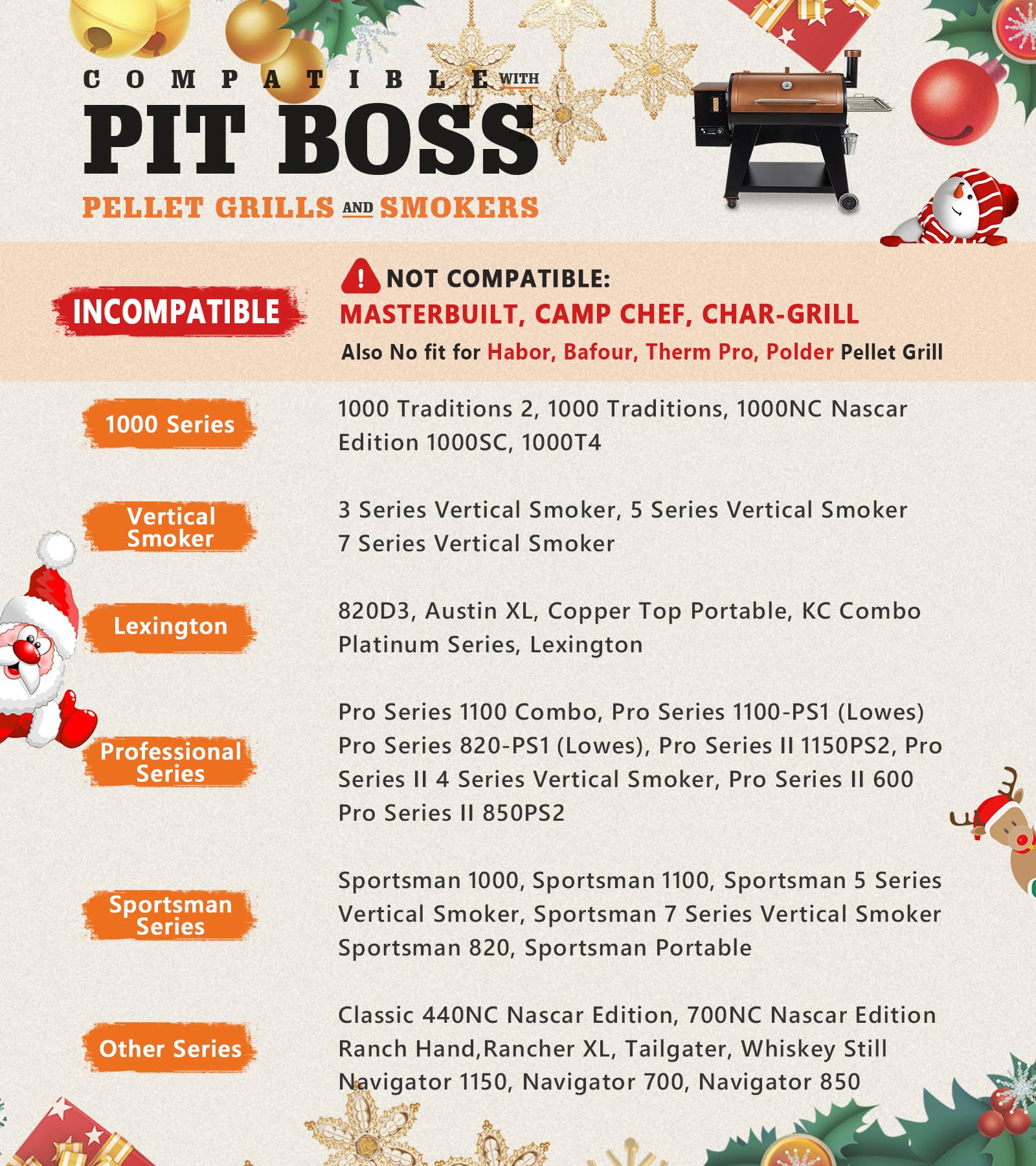 Meat Probes For Pit Boss Pellet Grills with Clips Holders-YAOAWE