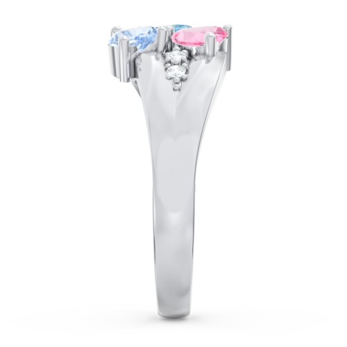 Heart Cluster Ring