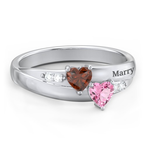 Heart Cluster Ring