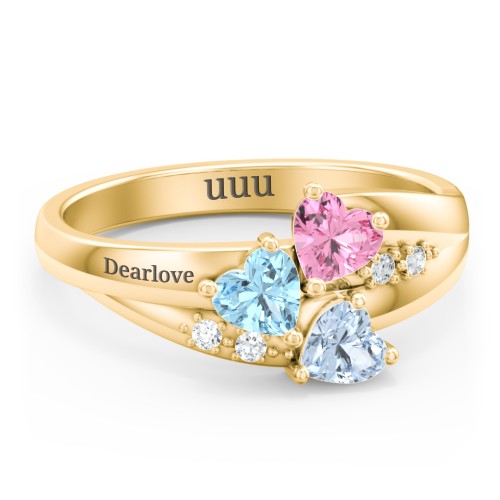 Heart Cluster Ring