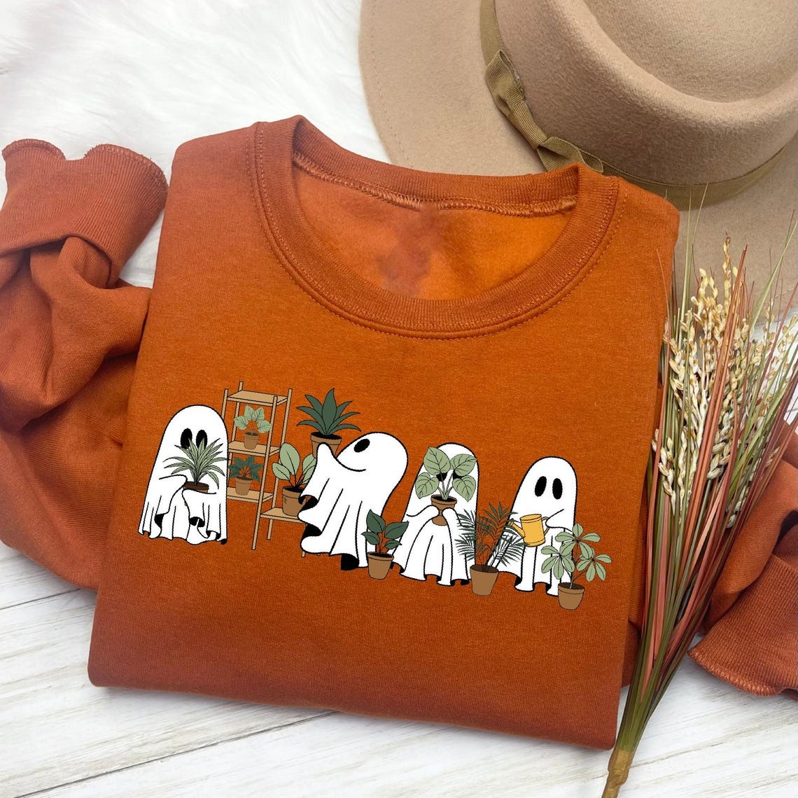 Womens Ghost Plant Sweatshirt