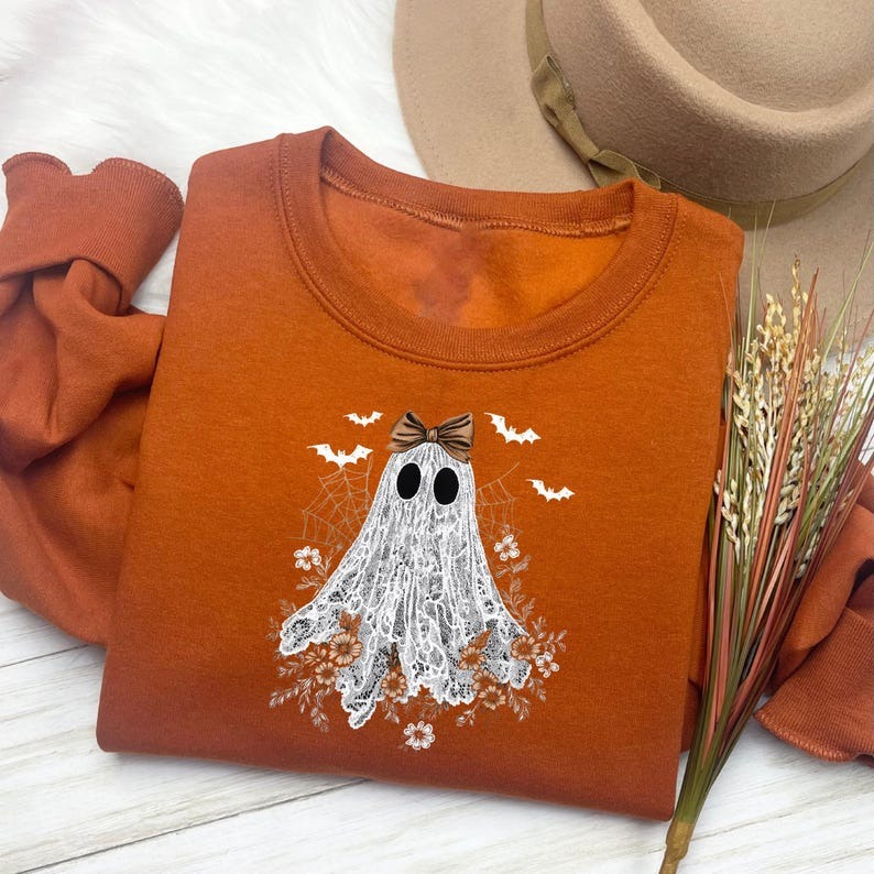 Butterfly Floral Ghost Sweatshirt