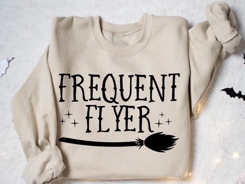 Frequent Flyer Witch Sweatshirt