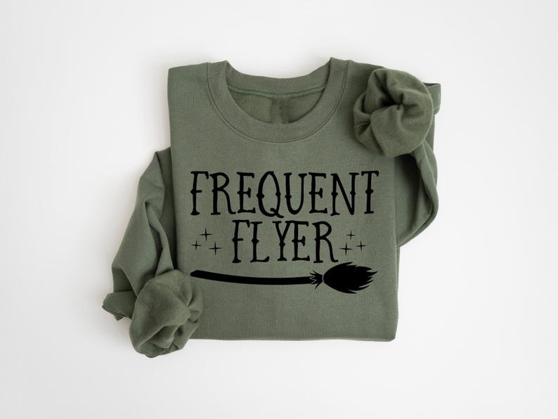 Frequent Flyer Witch Sweatshirt