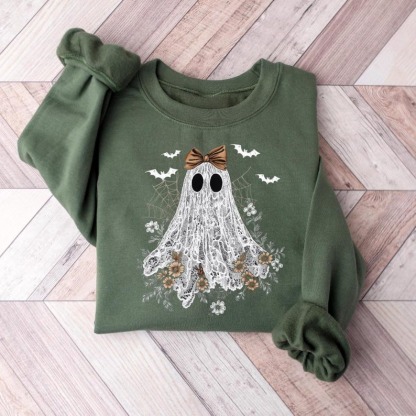 Butterfly Floral Ghost Sweatshirt