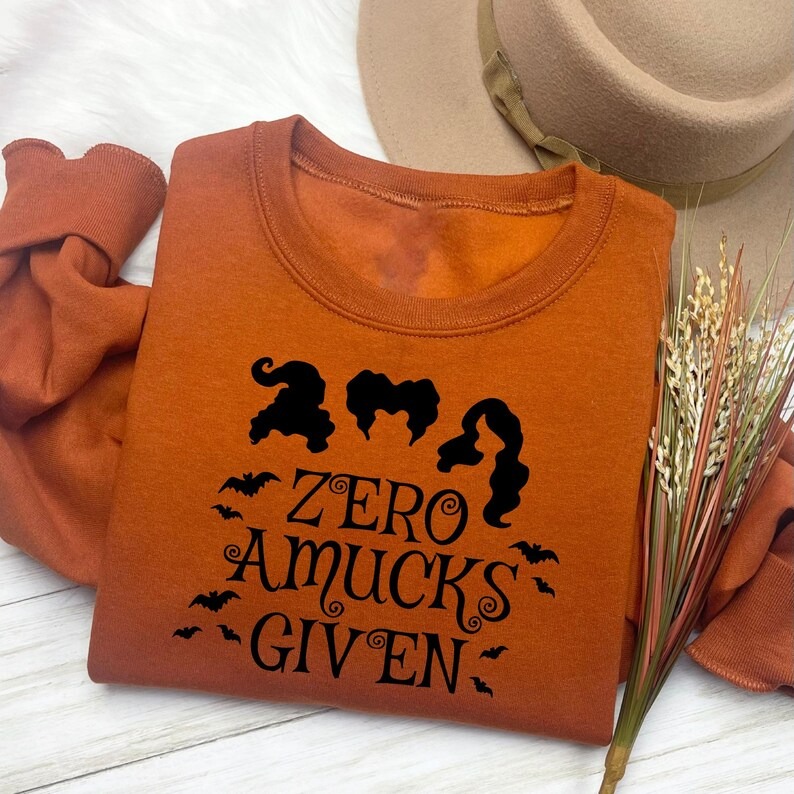 Zero Amucks Given Witch Sweatshirt