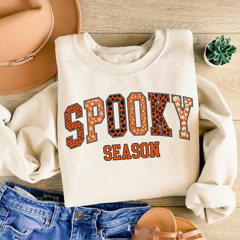 Retro Spooky Season Sweatshirt