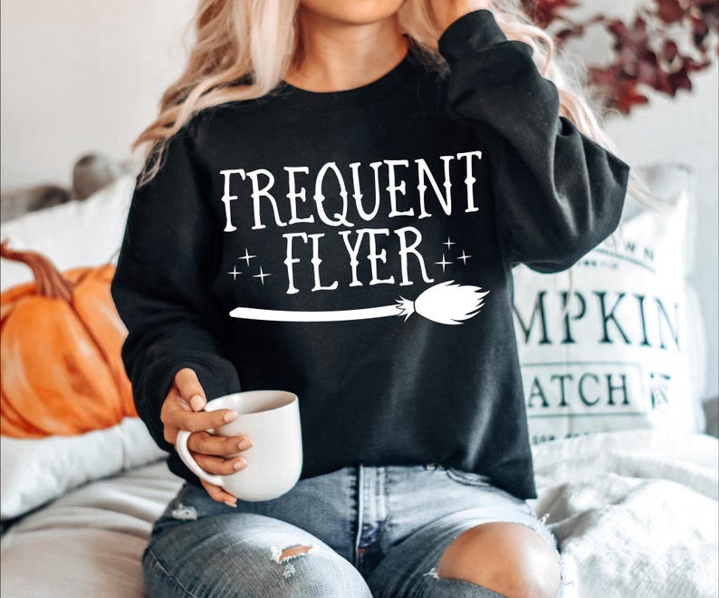 Frequent Flyer Witch Sweatshirt