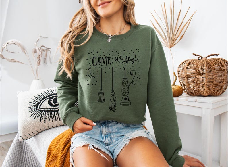 Come We Fly Halloween Sweatshirt