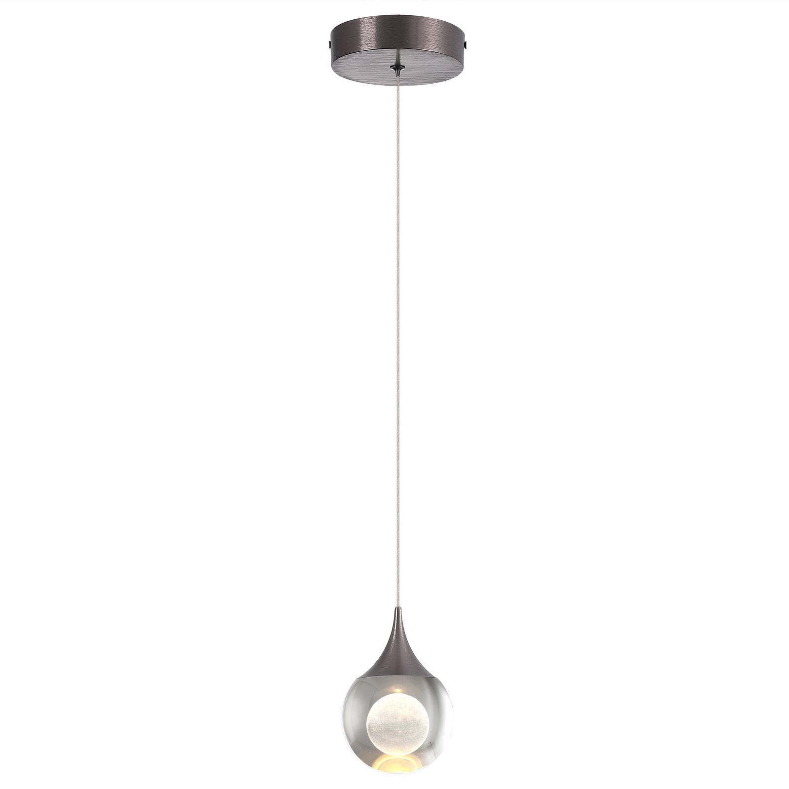 JoollySun Crystal Mini Pendant Light Tri-color