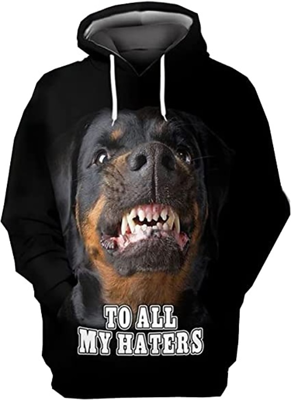 Men's Dog Graphic Prints Hoodie Sweatshirt Hoodie Long Sleeve Hooded Sweatshirt Hooded Sportswear 3D Print Casual Daily Sports 1 2 Print Front Pocket Spring &  Fall Designer