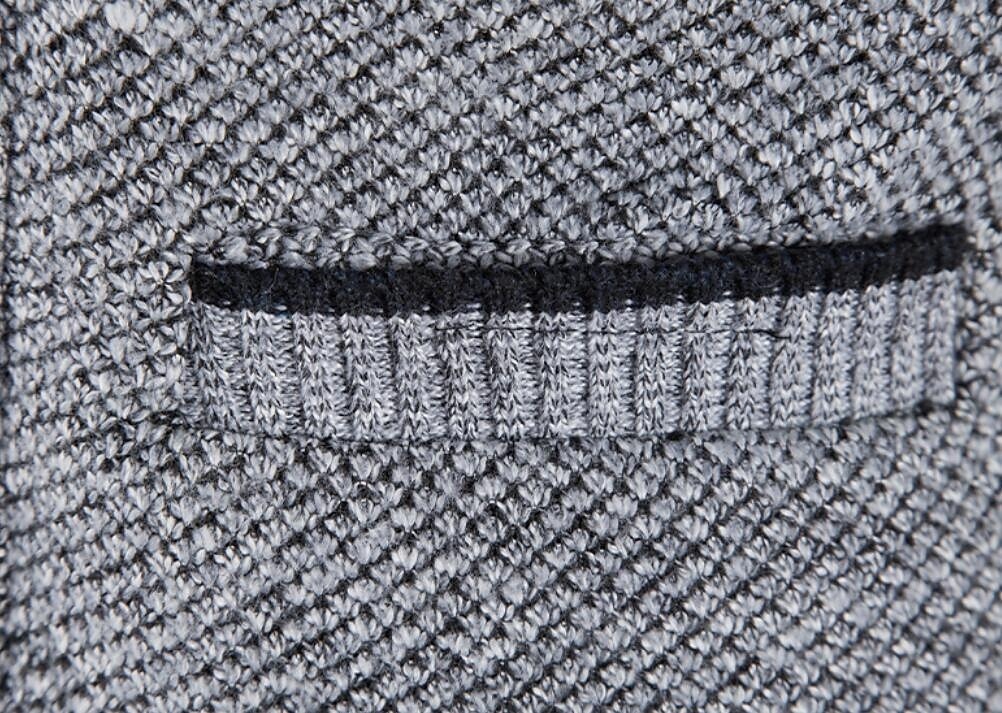 Men's Sweater Cardigan Fleece Sweater Knit Knitted Solid Color V Neck Stylish Daily Clothing Apparel Winter Red Blue S M L