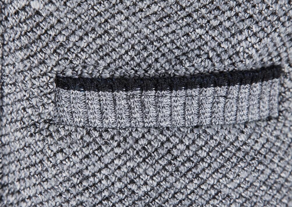 Men's Sweater Cardigan Fleece Sweater Knit Knitted Solid Color V Neck Stylish Daily Clothing Apparel Winter Red Blue S M L