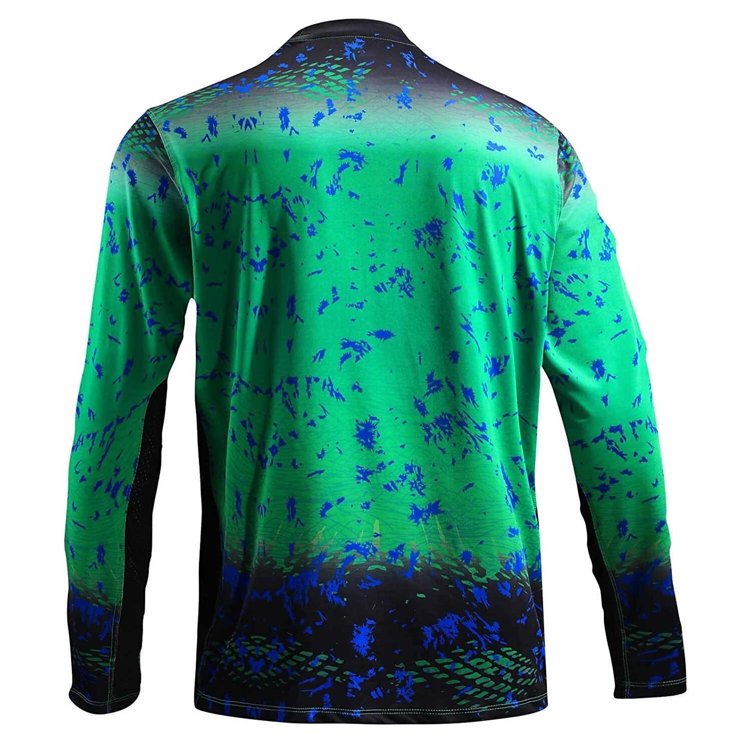 Men's Fishing Shirt Outdoor Long Sleeve UPF50+ UV Protection Breathable Quick Dry Lightweight Top Summer Spring Outdoor Fishing Yellow / Black Dark Gray Green Black