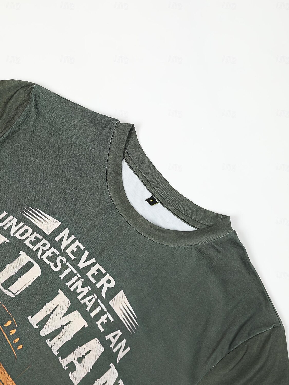 Car Old Man Men's Casual Street Style 3D Print T shirt Tee Sports Outdoor Holiday Going out T shirt Black Blue Brown Short Sleeve Crew Neck Shirt Spring & Summer Clothing Apparel S M L XL 2XL