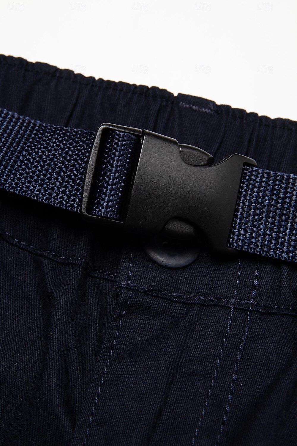 Men's Cargo Pants Cargo Trousers Work Pants Crop Multi Pocket Plain Camouflage Comfort Breathable Calf-Length Casual Daily Streetwear Cotton Blend Sports Fashion turmeric Black Micro-elastic