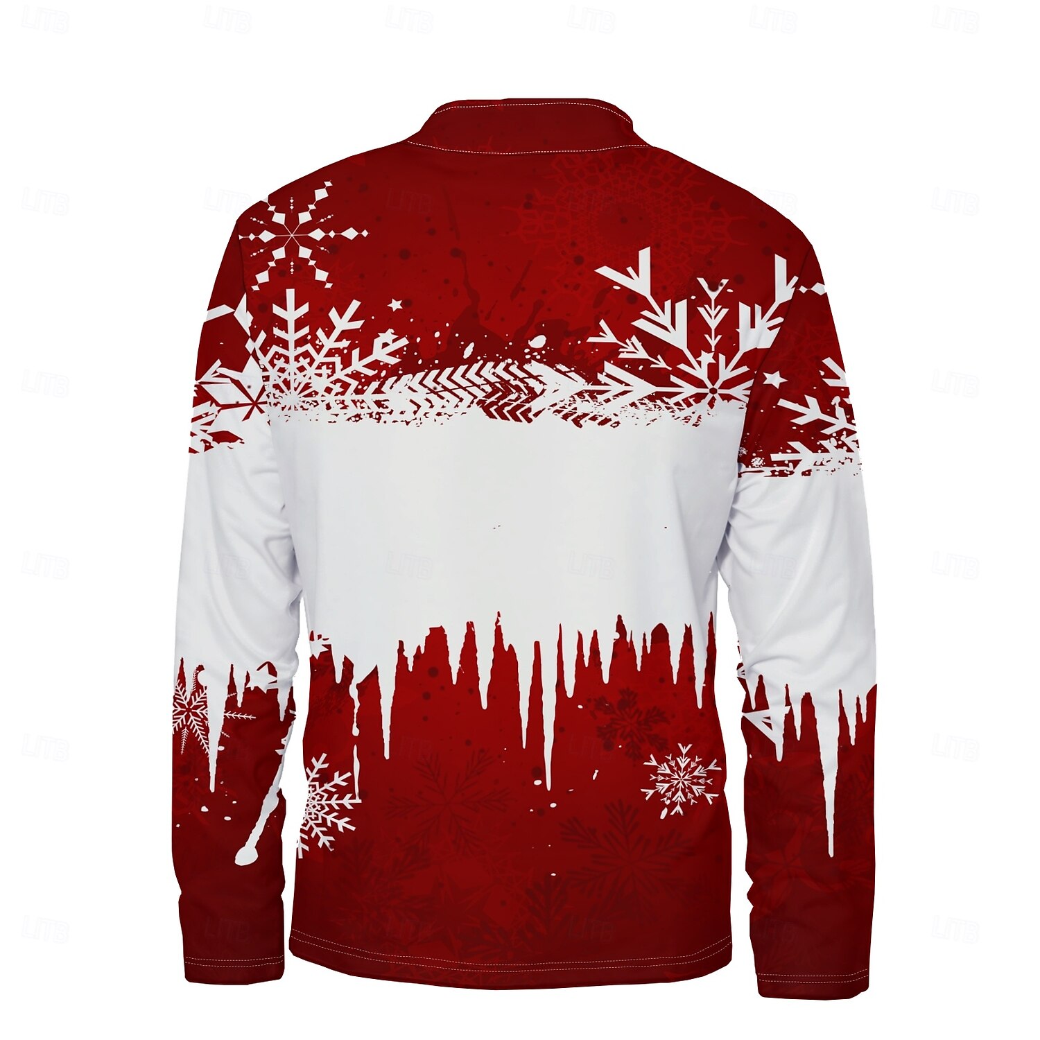 New Year Christmas Men's Sweatshirt Long Sleeve Sweatshirt 3D Print Vacation Going out Streetwear Print Spring &  Fall