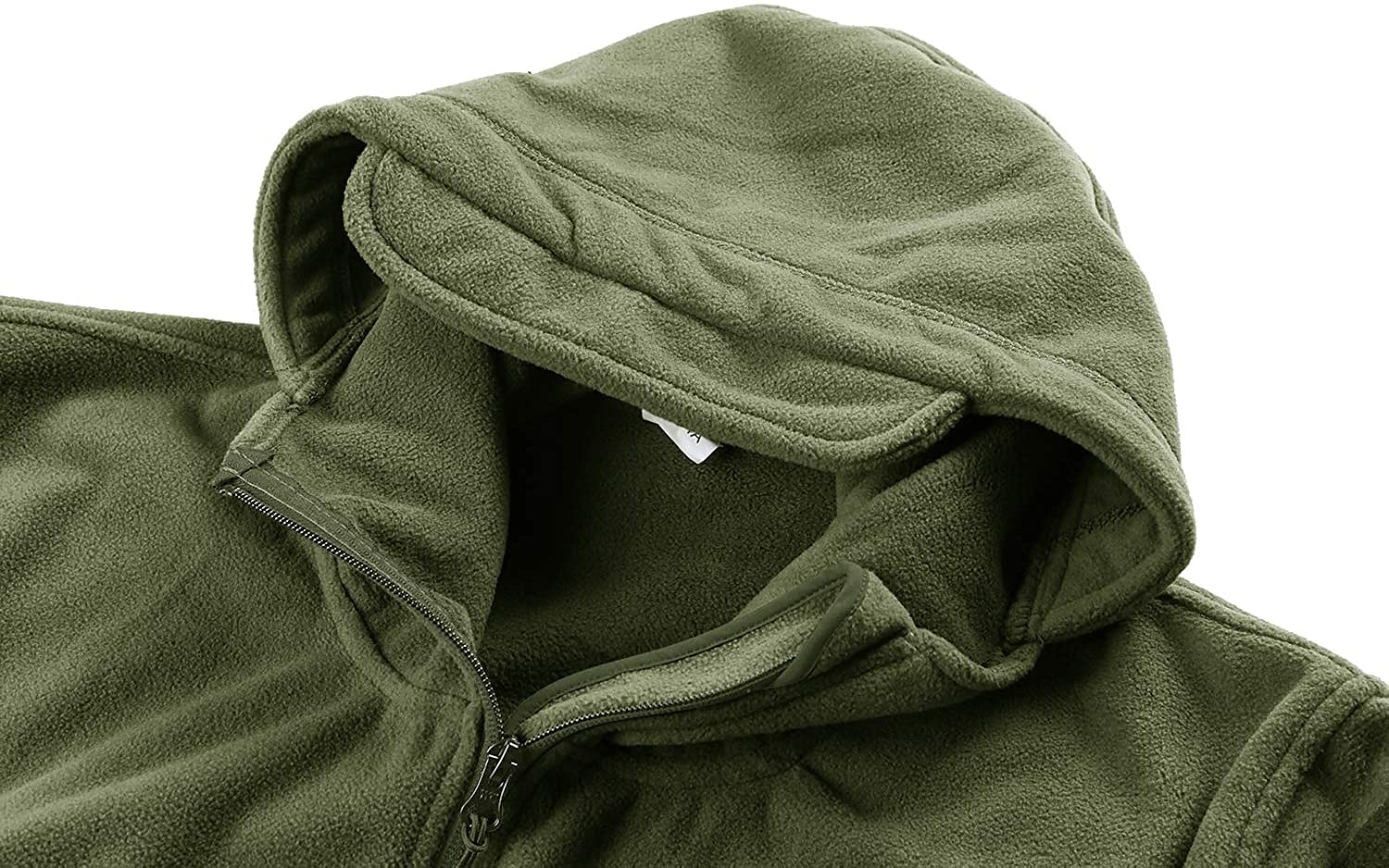 Men's Warm Military Tactical Jacket Sport Fleece Hooded Jacket Winter Adventure Jacket Coats Outdoor Windproof Multi Pockets Lightweight Full Zip Jacket Trench Coat Top Camping Hunting Fishing