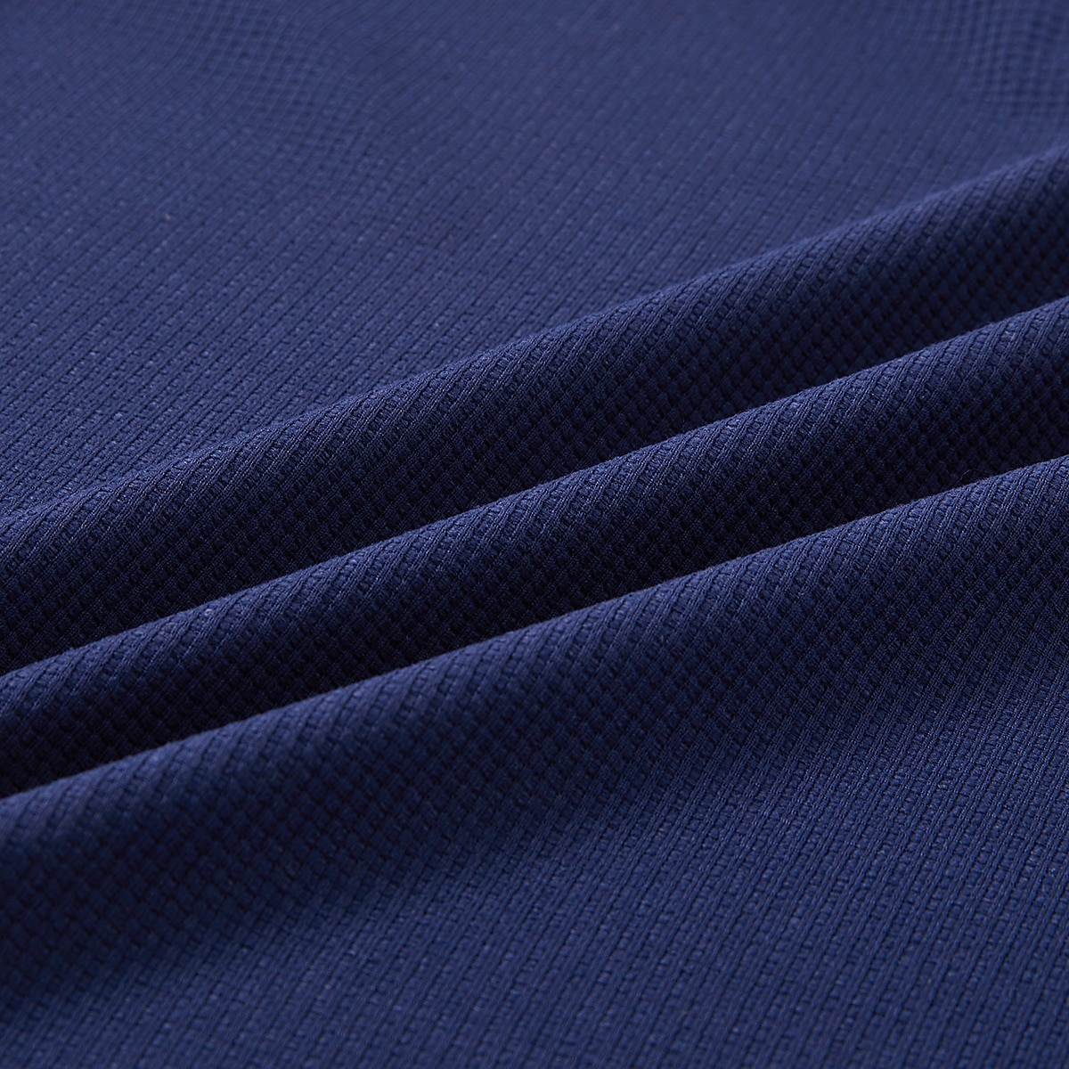 Men's Waffle Polo Shirts Zip Polo Sports Outdoor Casual Standing Collar Zip Long Sleeve Fashion Modern Solid Color Textured Knitted Spring &  Fall All Seasons Regular Fit Blue Wine Black White Navy