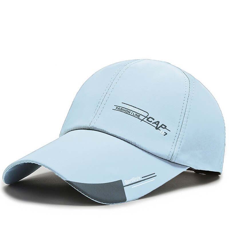 Men's Baseball Cap Black White Polyester Print Fashion Classic & Timeless Chic & Modern Outdoor Daily Letter Portable Breathable