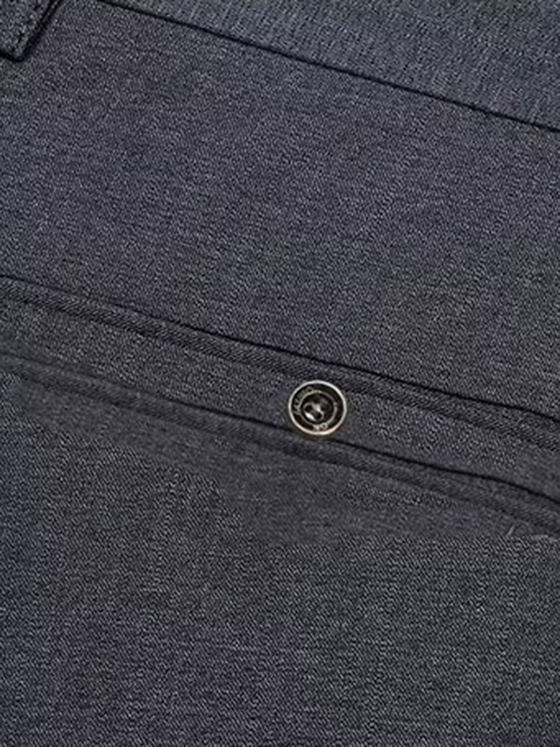 Men's Dress Pants Trousers Suit Pants Pocket Plain Comfort Breathable Outdoor Daily Going out Fashion Casual Black Khaki