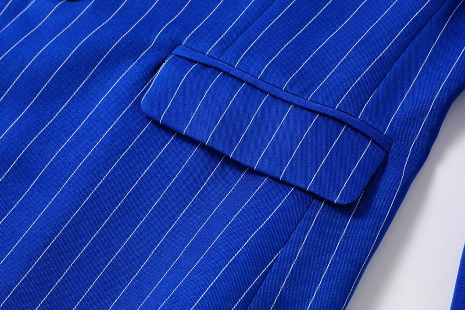 Men's Graduation Blazer Cocktail Attire Business Formal Evening Wedding Party Only tops Fashion Casual Summer Spring &  Fall Polyester Stripes Pocket Casual / Daily Single Breasted Blazer Black White