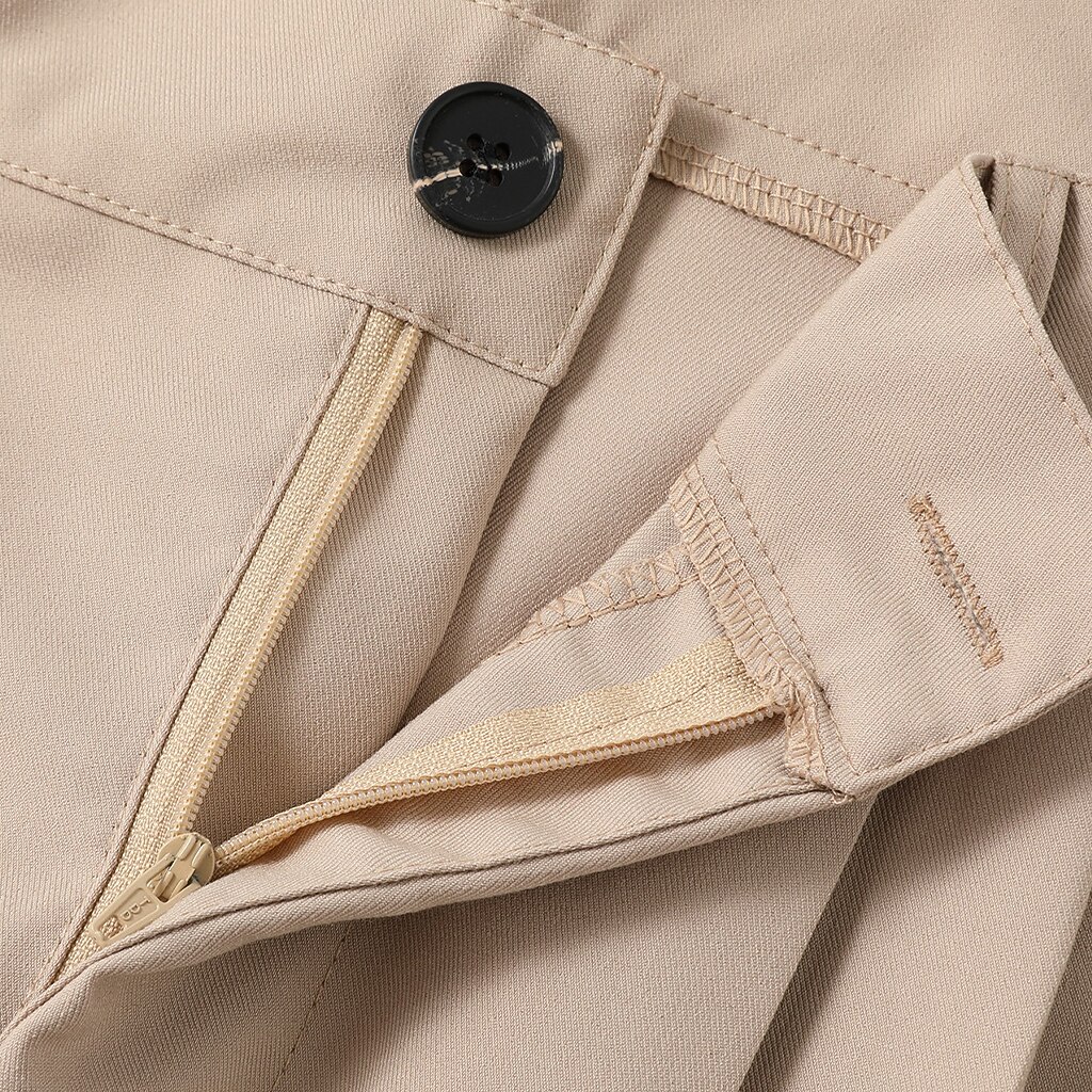 Men's Trousers Dress Pants Slacks Summer Pants Casual Pants Front Pocket Straight Leg Plain Comfort Full Length Wedding Business Classic Black Navy Blue Micro-elastic