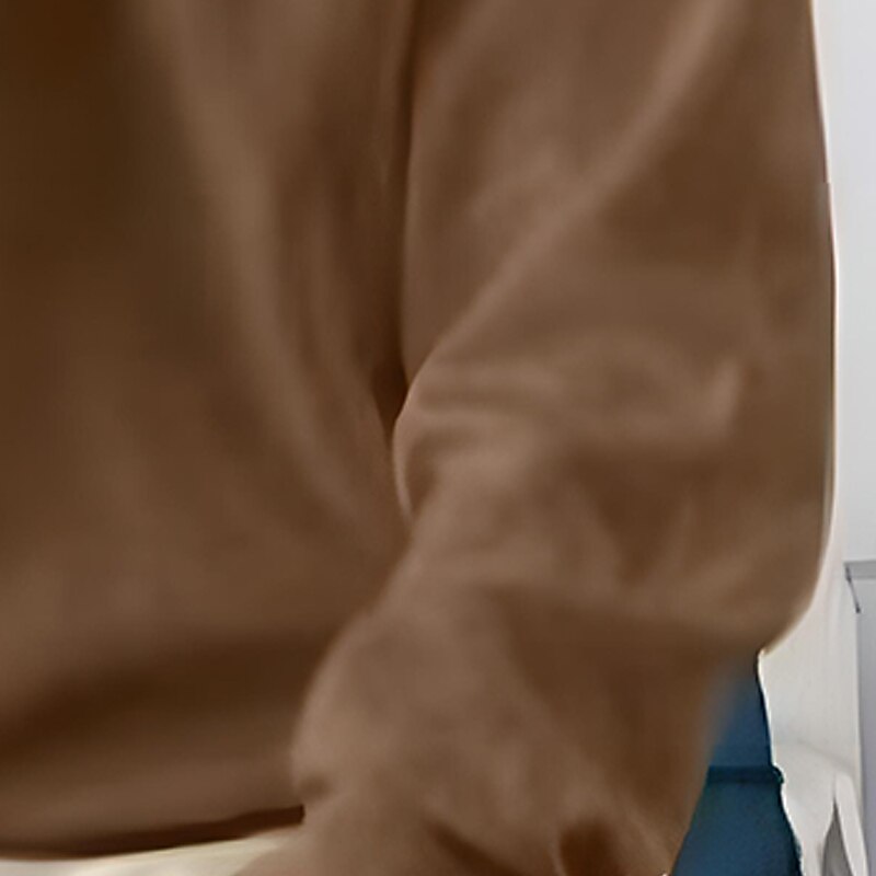 Men's Sweatshirt Pullover Hoodie Sweatshirt Pullover Button Up Hoodie Black White Pink Red Blue Lapel Plain Patchwork Sports & Outdoor Casual Daily Streetwear Cool Sportswear Spring &  Fall Clothing