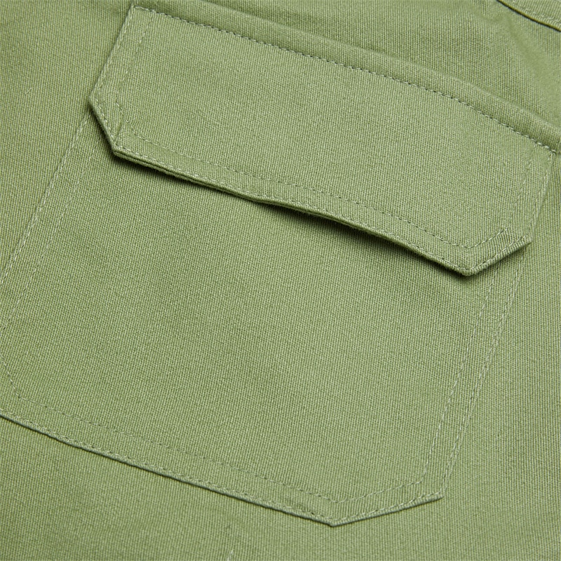 Men's Cargo Shorts Shorts Casual Shorts Multi Pocket Straight Leg Fake Zipper Pocket Plain Comfort Knee Length Casual Daily Holiday Fashion Streetwear Black Green Micro-elastic