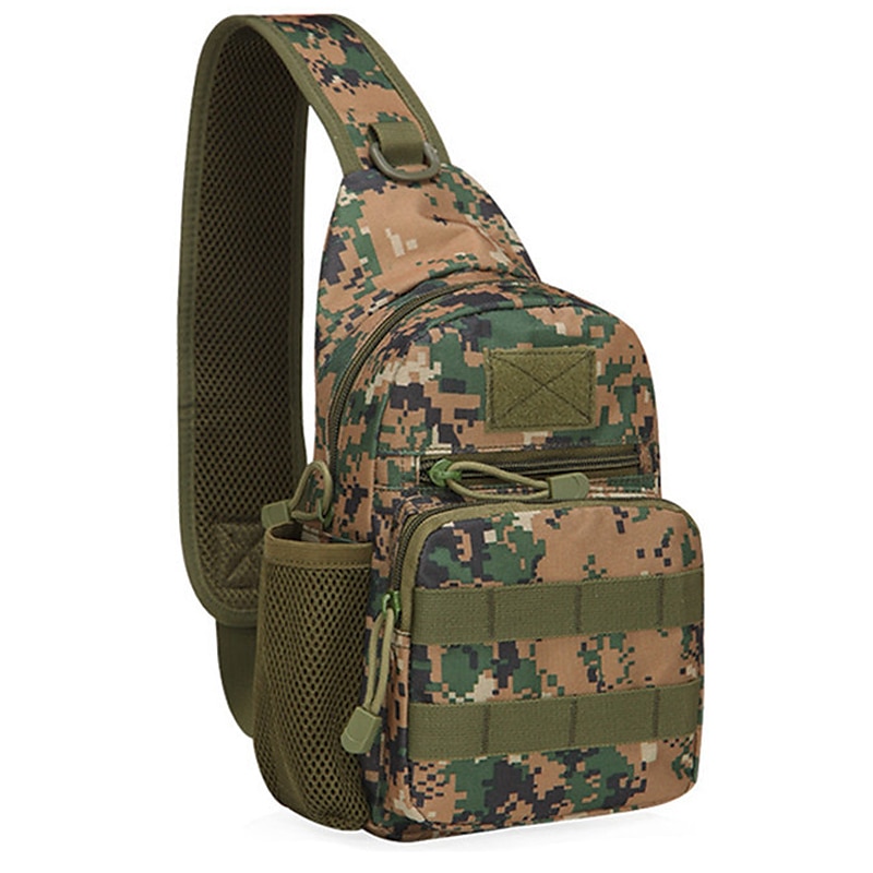 Hiking Backpack Hiking Sling Backpack Backpack Breathable Wearable Multifunctional Durable Outdoor Oxford Cloth ACU Color CP Color Jungle