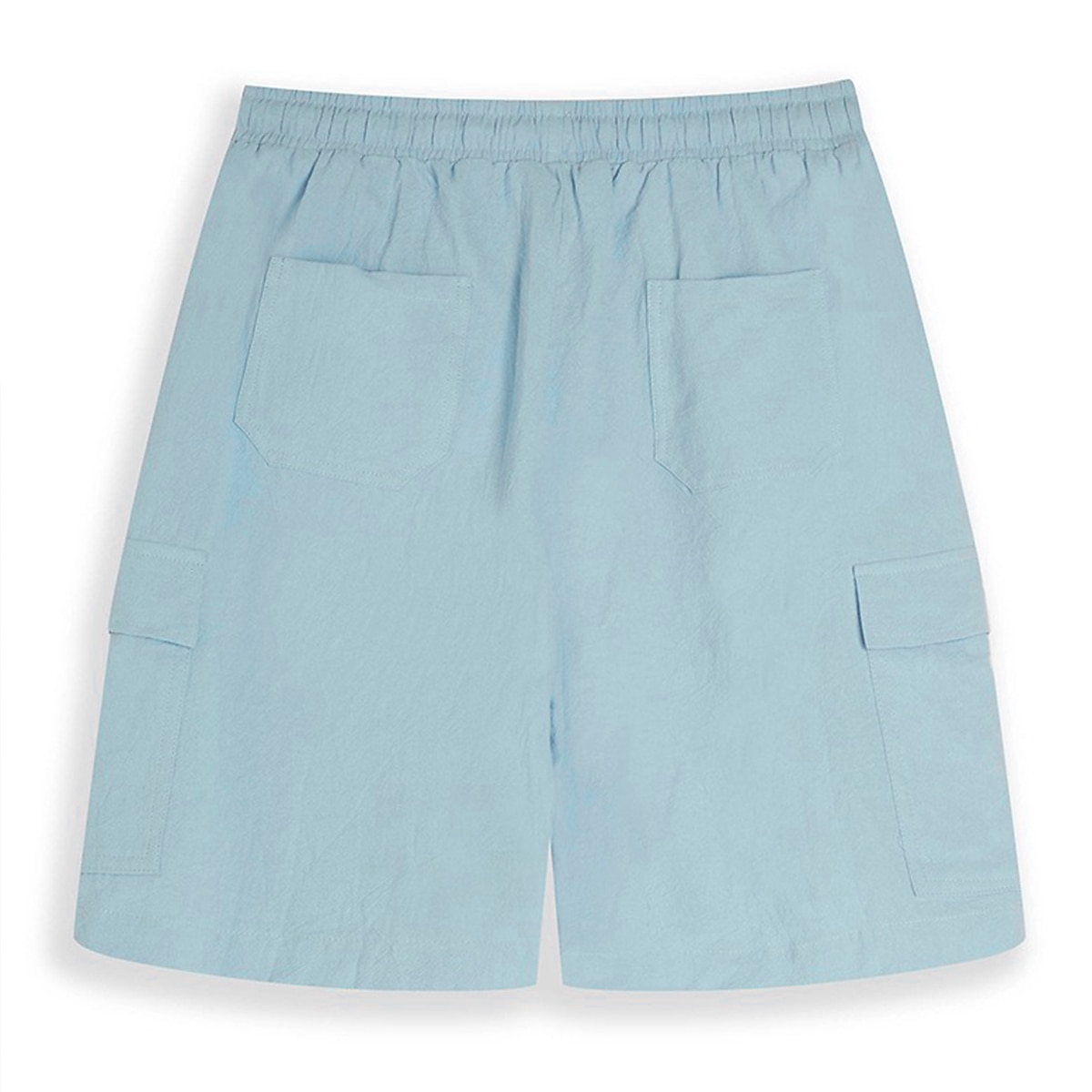 Men's Cargo Shorts Linen Shorts Summer Shorts Beach Shorts Elastic Waist Drawstring Multi Pocket Plain Knee Length Outdoor Beach Vacation Hawaiian Black White Inelastic