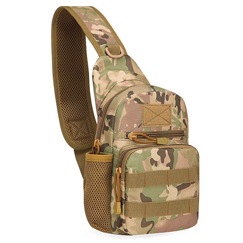 Hiking Backpack Hiking Sling Backpack Backpack Breathable Wearable Multifunctional Durable Outdoor Oxford Cloth ACU Color CP Color Jungle