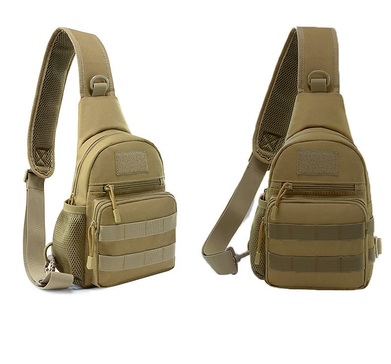 Hiking Backpack Hiking Sling Backpack Backpack Breathable Wearable Multifunctional Durable Outdoor Oxford Cloth ACU Color CP Color Jungle