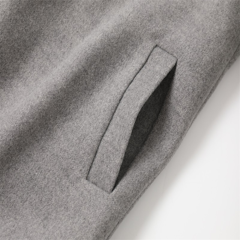 Men's Winter Coat Trench Coat Office & Career Daily Wear Winter Polyester Thermal Warm Washable Outerwear Clothing Apparel Fashion Warm Ups Solid Colored Pocket Lapel Single Breasted