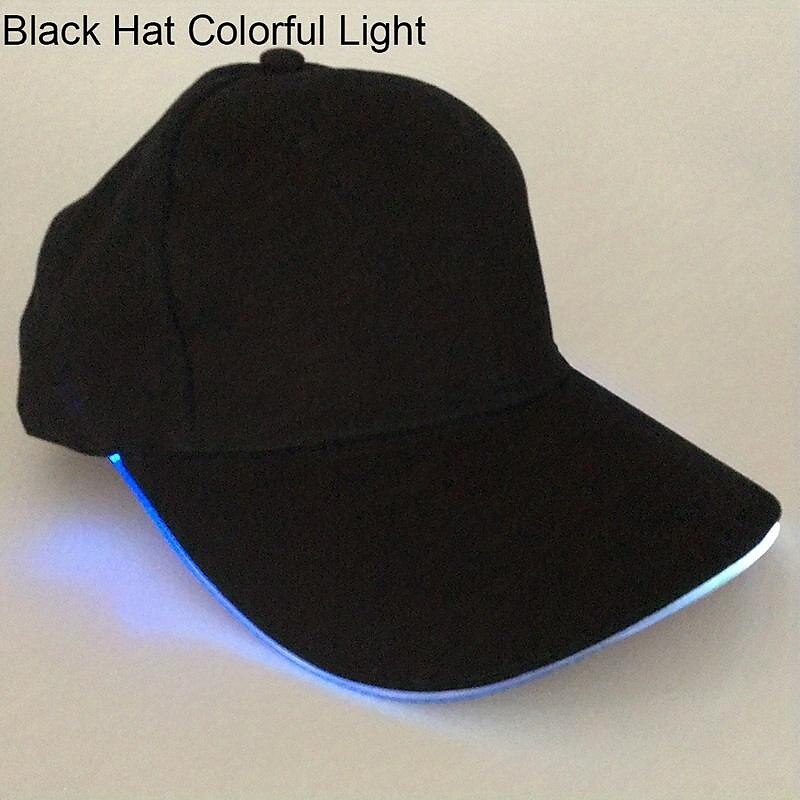 Led Luminous Hat Luminous Baseball Cap Outdoor Sun Visor Sunscreen Cap Luminous Cap