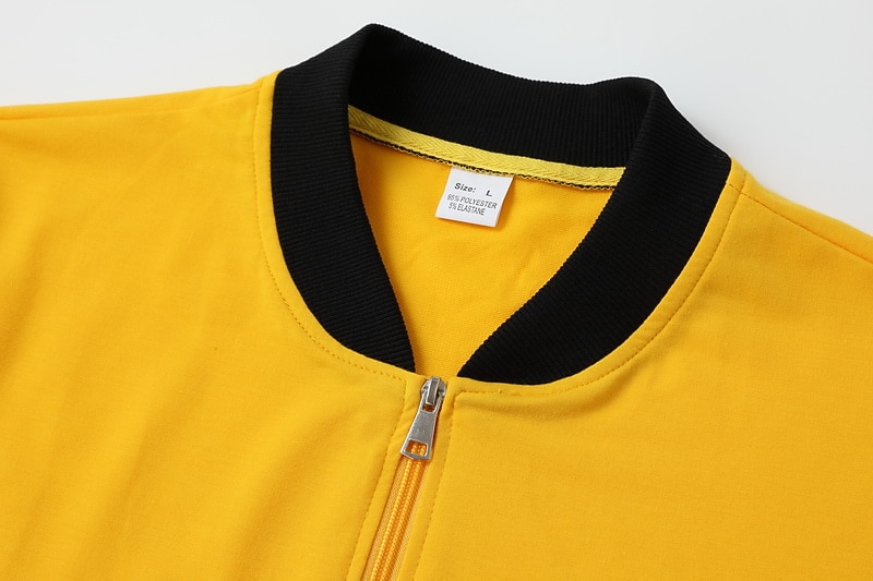 Men's Lightweight Jacket Casual Jacket Vacation Daily Breathable Pocket Spring Fall Plain Fashion Classic Stand Collar Regular Black Yellow Red Navy Blue Royal Blue Jacket