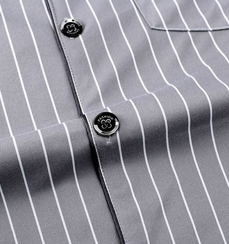 Men's Sleepwear Pajama Set Pajama Top and Pant 1 set Stripe Fashion Stylish Classic Home Daily Bed  Comfort Soft Breathable Lapel Long Sleeve Shirt Pant Elastic Waist Buttons Spring Fall