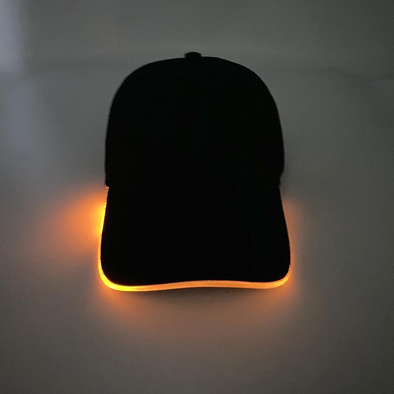 Led Luminous Hat Luminous Baseball Cap Outdoor Sun Visor Sunscreen Cap Luminous Cap