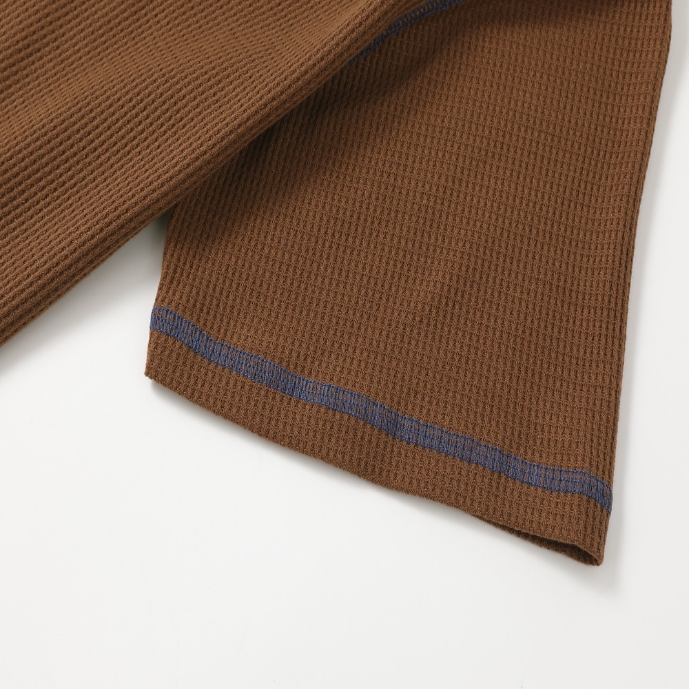 Men's Waffle Henley Shirt Tee Plaid Checkered Henley Outdoor Casual Short Sleeve Button Clothing Apparel Fashion Designer Comfortable