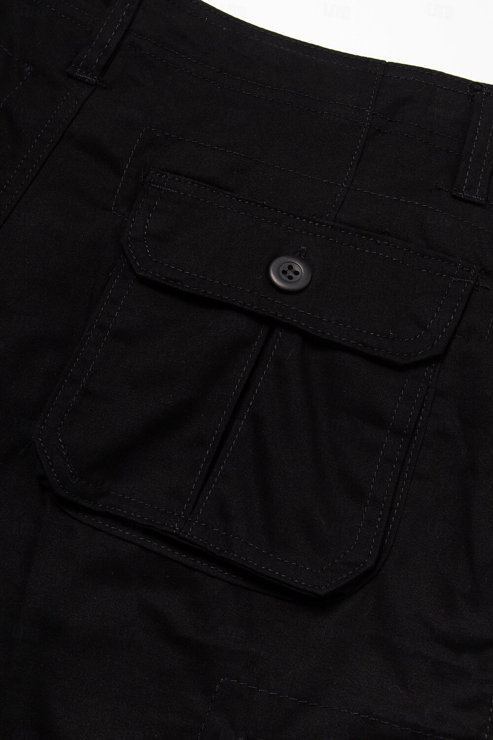 Men's Cargo Shorts Shorts Hiking Shorts Multi Pocket Plain Wearable Knee Length Outdoor Casual Daily 100% Cotton Sports Fashion Black Yellow