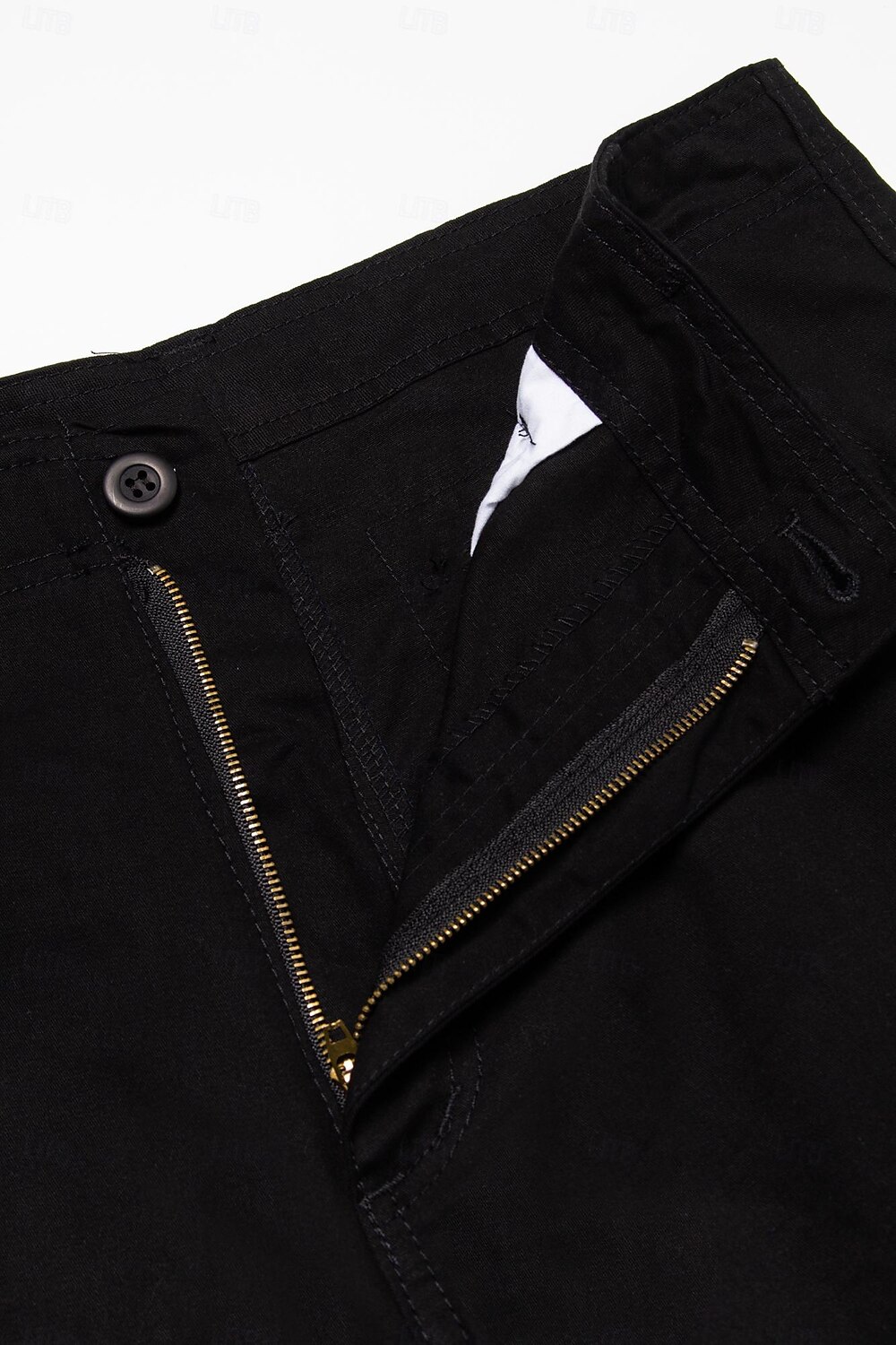 Men's Cargo Shorts Shorts Hiking Shorts Multi Pocket Plain Wearable Knee Length Outdoor Casual Daily 100% Cotton Sports Fashion Black Yellow