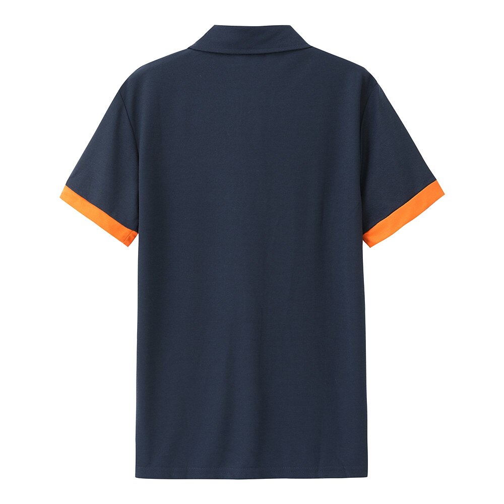 Men's Golf Shirt Polo Casual Sports Classic Short Sleeve Basic Casual Solid Color Plain Button Front Summer Spring Regular Fit Apple Green Light Pink Golden yellow Lake blue Yellow and Navy Black