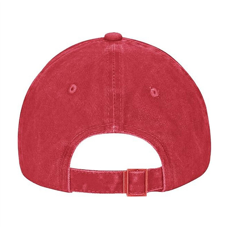 Men's Baseball Cap Sun Hat Trucker Hat Black Wine Cotton Adjustable Fashion Daily Wear Festival Graphic Pattern Casual / Daily