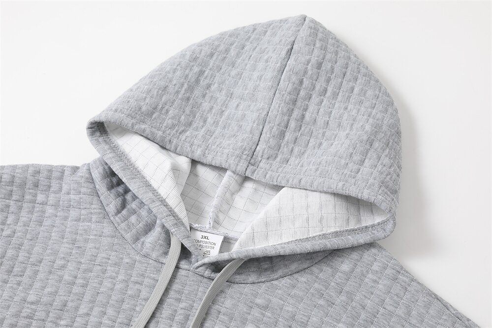 Men's Hoodie Black White Army Green Red Navy Blue Hooded Plain Sports & Outdoor Daily Sports Designer Basic Casual Spring &  Fall Clothing Apparel Hoodies Sweatshirts  Long Sleeve