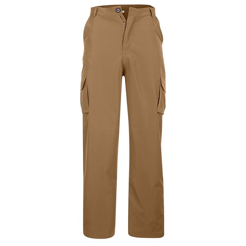 Men's Hiking Zipper Pocket Plain Comfort Wearable Casual Daily Holiday Fashion Cargo Pants