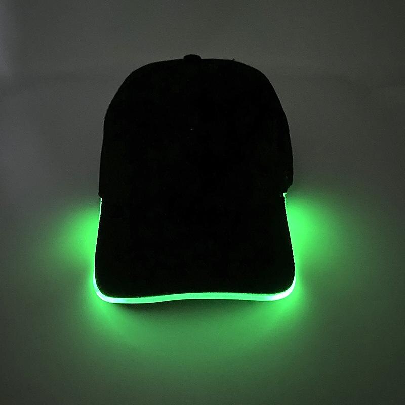 Led Luminous Hat Luminous Baseball Cap Outdoor Sun Visor Sunscreen Cap Luminous Cap