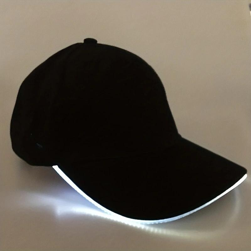 Led Luminous Hat Luminous Baseball Cap Outdoor Sun Visor Sunscreen Cap Luminous Cap