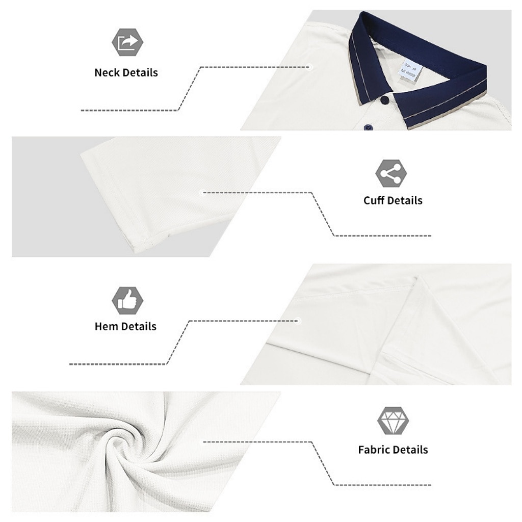 Men's Polo Shirts Golf Shirt Casual Street Lapel Long Sleeve Basic Modern Color Block Buttons Summer Spring Regular Fit Black White Light Green Dark Green Brown Khaki Polo Shirts