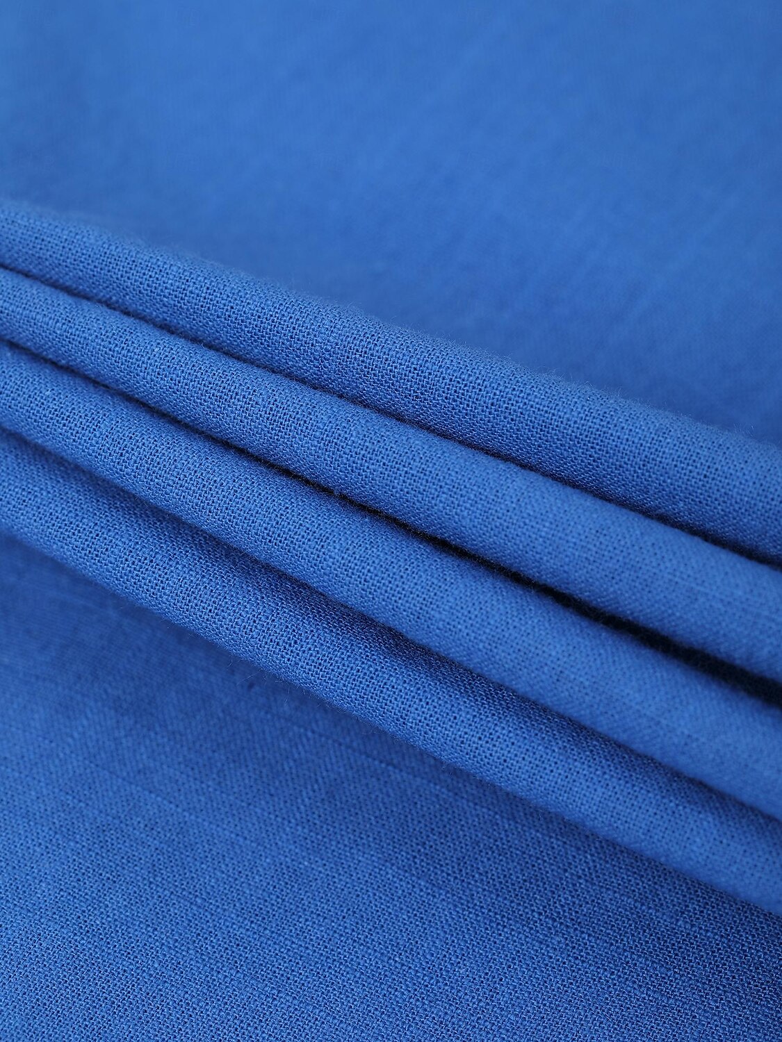 Men's Shirt Linen Shirt Guayabera Shirt Popover Shirt Summer Shirt Beach Shirt White Navy Blue Blue Short Sleeve Plain Collar Summer Casual Daily Clothing Apparel